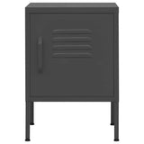 Nightstands 2 pcs Anthracite 35x35x51 cm Steel 3095211