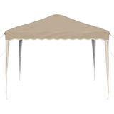 Pop-up Party Tent 288 x 288 x 245 cm Cream Oxford Fabric 42019746