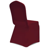 Chair Cover Stretch Burgundy 18 pcs 3051644