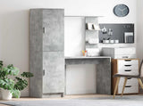 Desk 2 pcs Concrete Grey 3337284