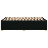 Bed Frame without Mattress Black Double Fabric 3285039
