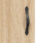 Highboard Sonoma Oak 69.5x34x180 cm Engineered Wood 3199908