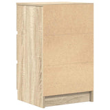 Bedside Cabinets with 3 Drawers 2 pcs Sonoma Oak 39x35x65 cm 861342