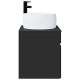 Wall-mounted Sink Vanity Black 49 x 44.5 x 66 cm 890613