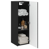 Wall-mounted Bathroom Cabinet Black 33 x 34.5 x 100 cm 890653