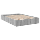 Bed Frame without Mattress Grey Sonoma 150x200 cm King Size 3280564