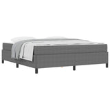 Bed Frame with Mattress Light Grey 180 x 200 cm Fabric 3399135