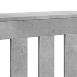 Radiator Cover Concrete Grey 149 x 20 x 82 cm Engineered Wood 852747