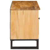 TV Cabinet with Drawer Brown 80 x 33 x 46 cm Solid Mango Wood 4018061