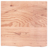 Basin Shelf Wall Mounted Steel and Solid Wood Oak 3302643