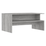 Coffee Table Grey Sonoma 90x55x42.5 cm Engineered Wood 834284