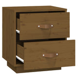 Bedside Cabinets 2 pcs Honey Brown 40x34x45 cm Solid Wood Pine 818332