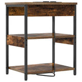 Bedside Cabinet 2 pcs Smoked Oak 41 x 31 x 51 cm 859540