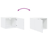 Wall Cabinet White 50x42,5x40 cm Engineered Wood 846110