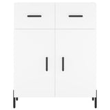 Highboard White 69.5x34x180 cm Engineered Wood 3198537