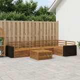 Outdoor Sofa Set 6 pcs Natural 79 x 79 x 37 cm 3383392