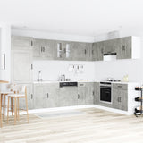 Kitchen Cabinet with Door Kalmar 2 pcs Grey 80 x 46 x 81.5 cm 3315005