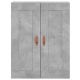 Highboard Concrete Grey 69.5x34x180 cm Engineered Wood 3199533