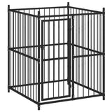 Outdoor Dog Kennel 120x120x150 cm 145763