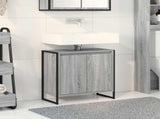 Bathroom Cabinet Grey Sonoma 60 x 30 x 60 cm Engineered Wood 886489
