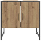Bathroom Sink Cabinet Artisan Oak 60x33x60 cm Engineered Wood 857703