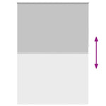 Roller Blind Blackout 160 x 230 cm Grey 240180