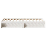 Day Bed without Mattress White 80x200 cm Solid Wood Pine 859245