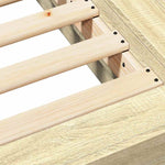 Bed Frame without Mattress Sonoma Oak 100x200 cm 3281205