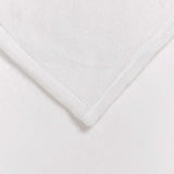 Throw Blanket White 240 x 270 cm Fleece 42016784