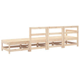 4 Piece Garden Lounge Set Solid Wood Pine 825534