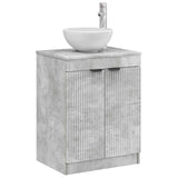 Bathroom Cabinet Concrete Grey 54 x 41 x 70 cm Engineered Wood 890151