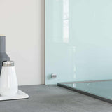 Kitchen Backsplash Milk 90x60 cm Tempered Glass 249459