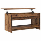 Coffee Table Old Wood 80 x 50.5 x 41.5 cm Engineered Wood 879450