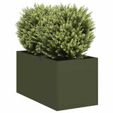 Planter Olive Green 40x80x40 cm Cold-rolled Steel 860734