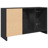 Sink Cabinet Black 90x29x55 cm Engineered Wood 848123