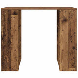 Desk with Shelf Old Wood 90 x 50 x 75 cm Engineered Wood 869512