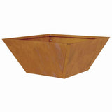 Garden Planter 5 pcs Rusty 35 x 35 x 15 cm Weathering Steel 873809