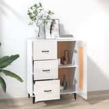 Sideboard High Gloss White 69.5x34x90 cm Engineered Wood 812237