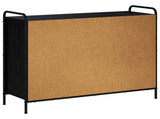 Sideboard Black Oak 97 x 33 x 81 cm Engineered Wood 8013860