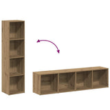 Book Cabinet Artisan Oak 36x30x143 cm Engineered Wood 855777