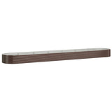 Garden Raised Bed Galvanised Steel 544x100x36 cm Brown 319015