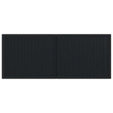 Wall-Mounted Headboard EDE Black Engineered Wood 896086