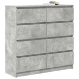 Sideboard Concrete Grey 100x35x99 cm Engineered Wood 3328492