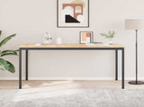 Bar Table Natural 200 x 100 x 105 cm Solid Pine Wood 3416327