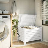 Storage Box with Lid RANA White 100x49x54 cm Solid Wood Pine 4002324