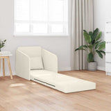 Sofa Bed Cream 65 x 80 x 83 cm Velvet 4106654