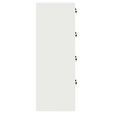 File Cabinet 2 pcs White 44 x 50 x 139 cm Cold-Rolled Steel 3406159