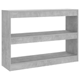 Book Cabinet/Room Divider Concrete Grey 100x30x72 cm 811740