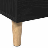 Highboard Black Oak 70 x 31 x 115 cm Engineered Wood 862763