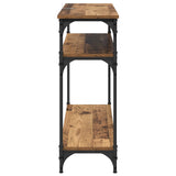 Console Table Old Wood 100 x 29 x 75 cm Engineered Wood 882199